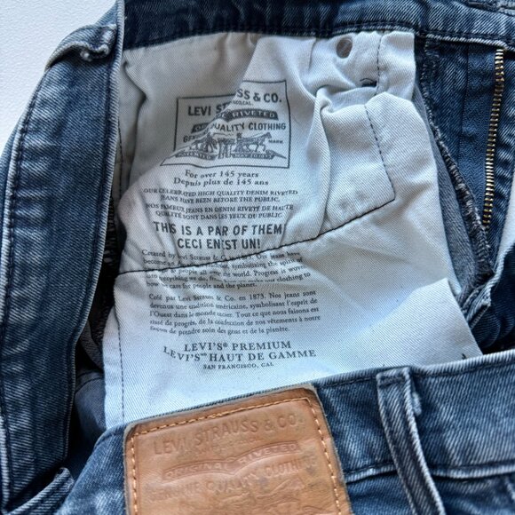 Levi's Premium 511 Slim Fit Jeans Medium Blue Wash Lyocell Stretch W33 L34 - Picture 5 of 8